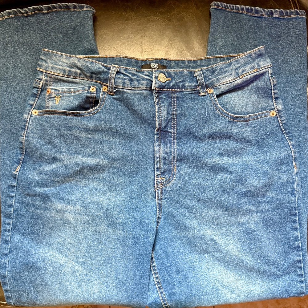 Frye Women's Blue Denim High Rise Jeans Size 12/31